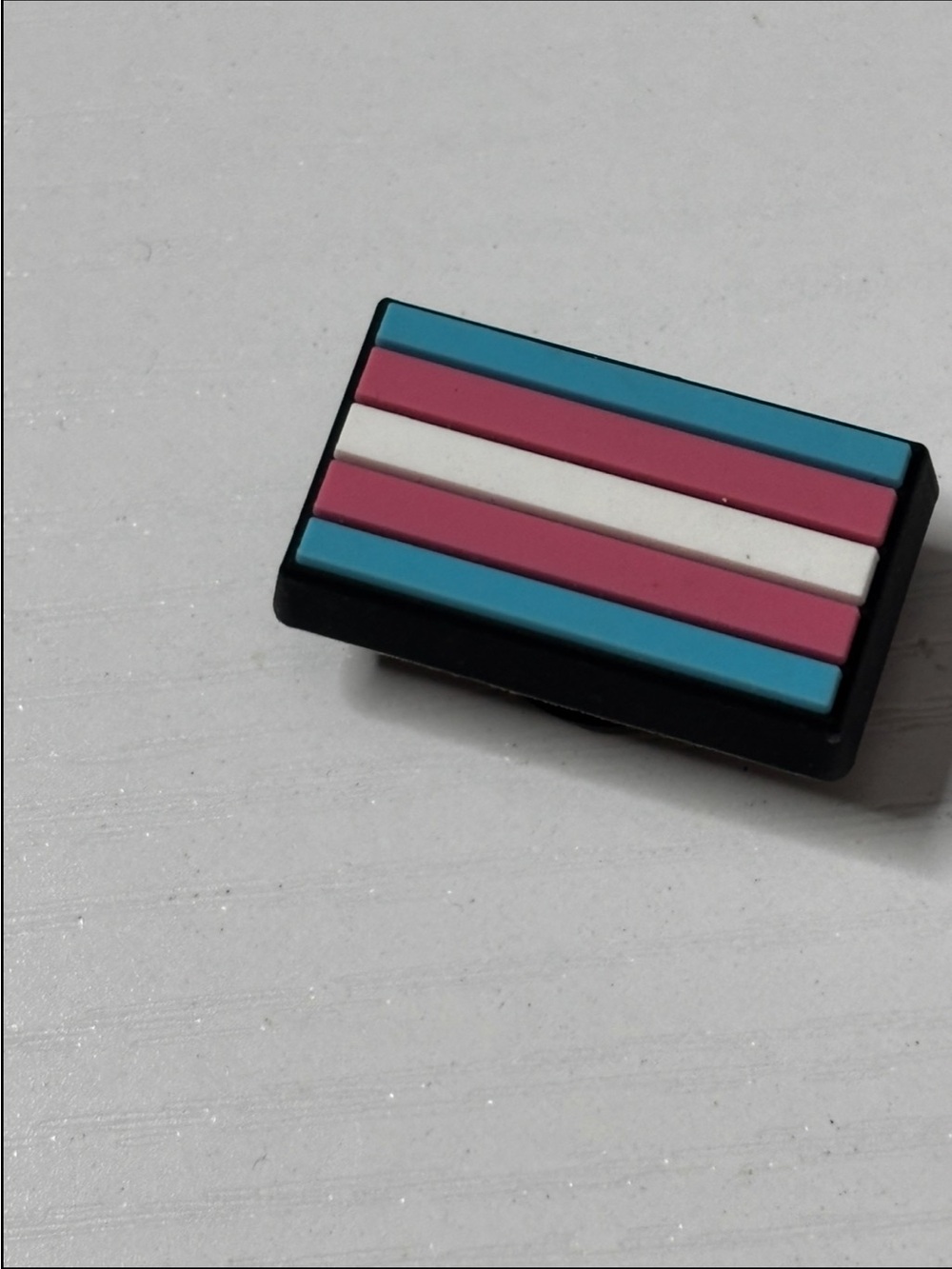 CROCS Trans Flag Jibbitz Charm